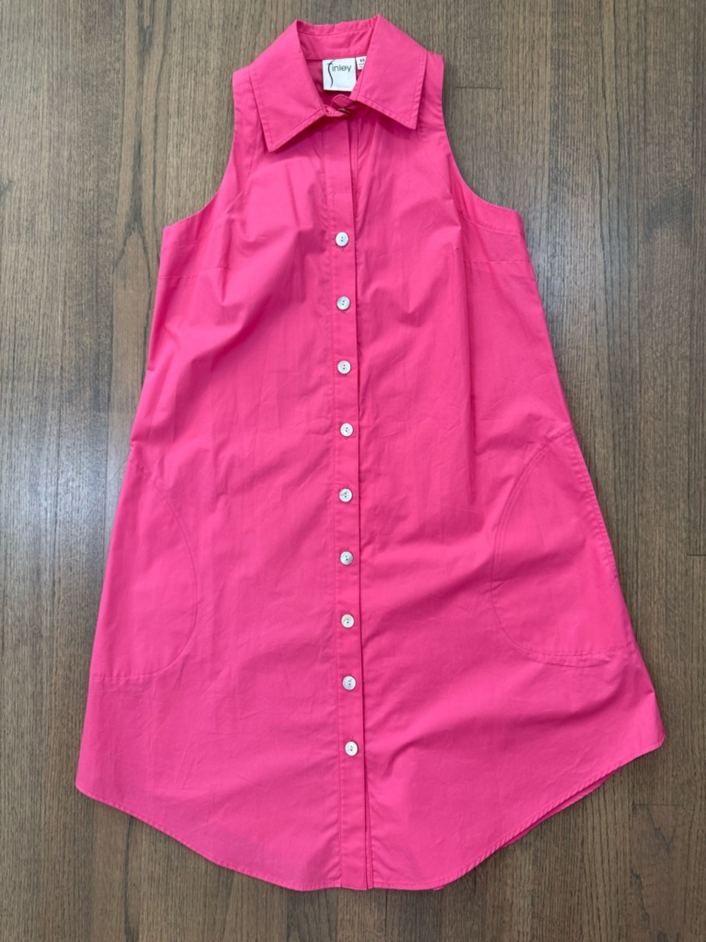 Finley Swing Dress-Pink-Size XS (2-4) - Picture 3 of 9